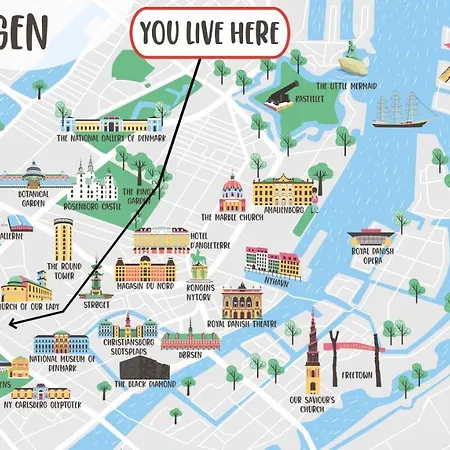 Balcony Apt - Center, 50m To The Metro Kopenhagen